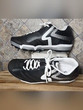 Rip-It Women's Size 11 M Ringor Pro Metal Softball Spike Black
